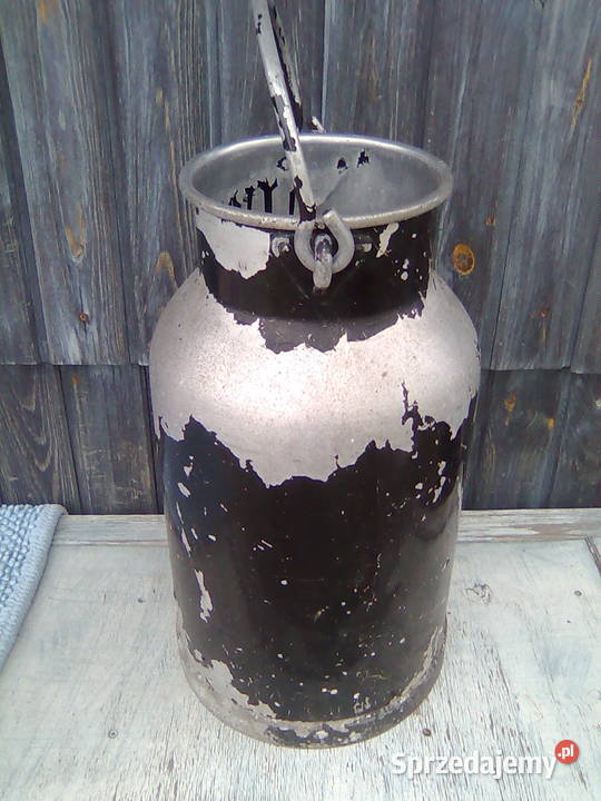 Stara kanka aluminiowa wys 45 Tarnowo Podgórne