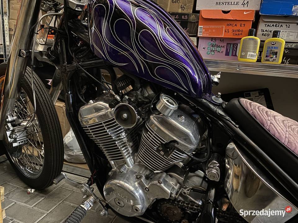 Custom Harley VT 600 Honda Shadow Chopper Low Motocykle, skutery, quady Gorzów Wielkopolski