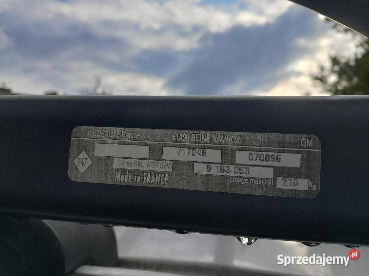 Bagażnik dachowy BosaLLe Rapide dostawcze Zduńska Wola