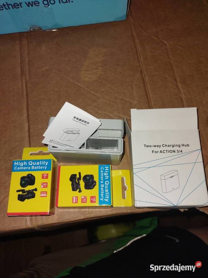 Zestaw do Kamery DJI baterie Ładowarka łódzkie Bełchatów sprzedam