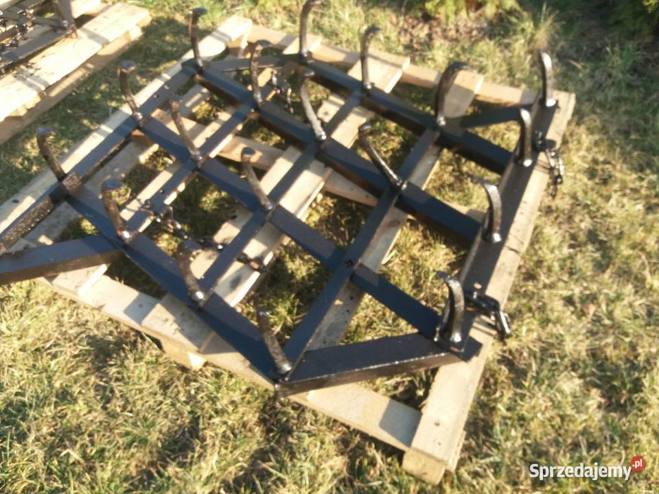 Brona ciężka na gęsiej łapie nieuszkodzony Maszyny rolnicze Jasło