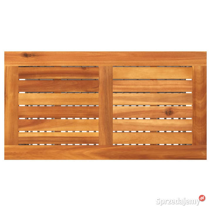 Stolik ogrodowy szary 70x38x42 polirattan i mazowieckie
