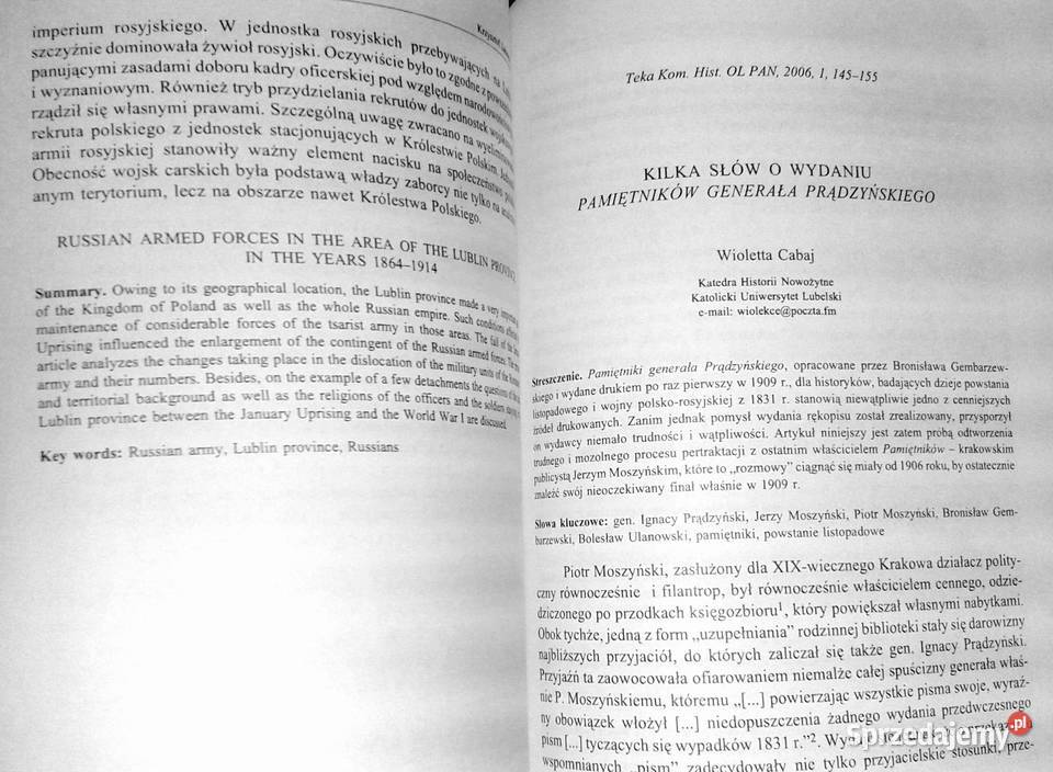 Teka komisji historycznej towarzystwa naukowego miękka Pozostałe Chełm