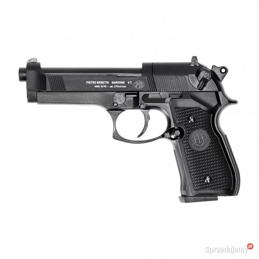 Pistolet wiatrówka Beretta M92 FS 45 mm Diabolo wielkopolskie Trzcianka
