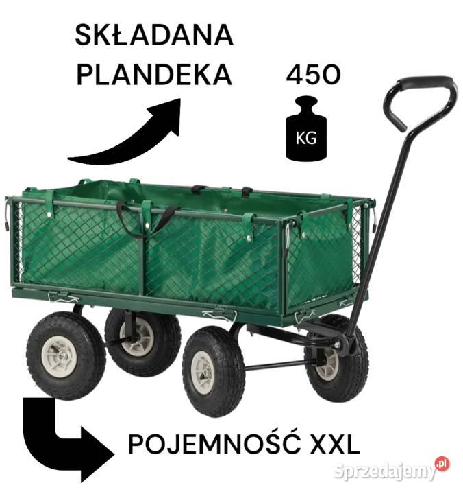 Duży wielofunkcyjny wózek ogrodowy przyczepka do Kraków