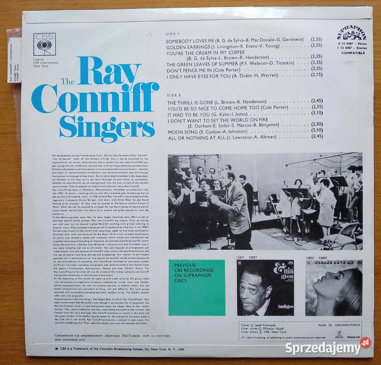 Płyta winylowa Ray Conniff Singers Gdańsk