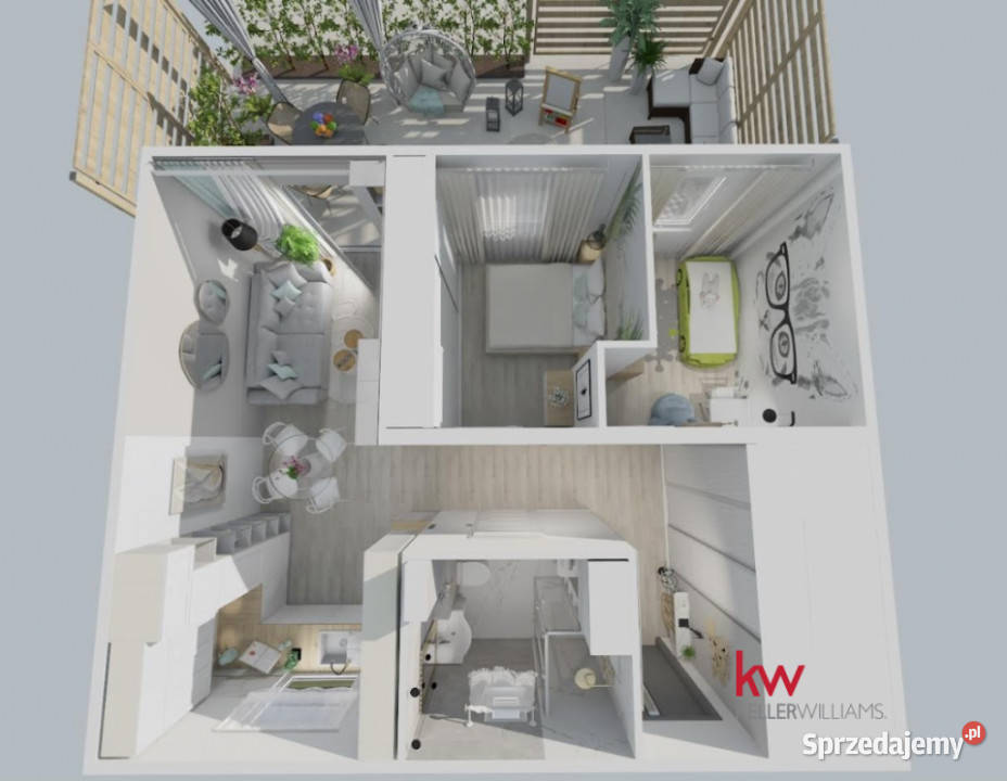 Mieszkanie sprzedam 50m2 3 pokojowe Miłoszyce Liczba pokoi 3 Sprzedaż