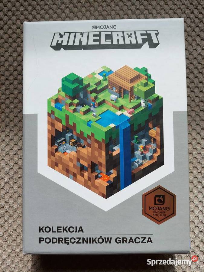 MINECRAFT kolekcja podręczników gracza w etui małopolskie Kraków sprzedam