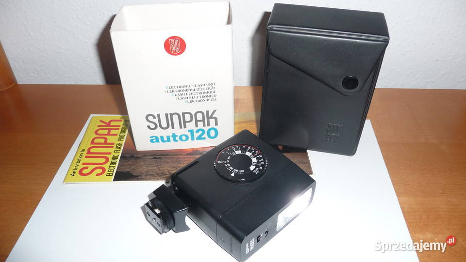 Lampa błyskowa SUNPAK prod japońskiej Szczecin