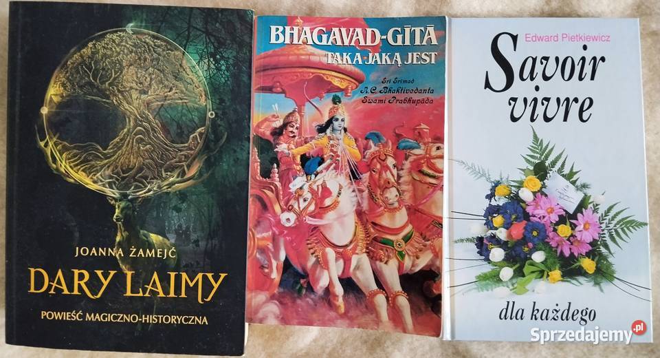 Savoir vivre BhagavadGita Dary Laimy 3 Książki naukowe i popularnonaukowe Olsztyn sprzedam