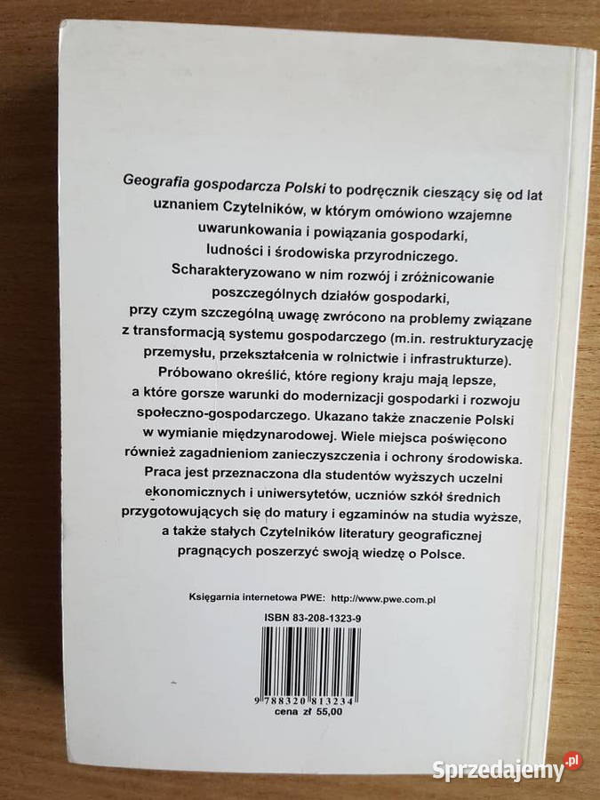 KSIĄŻKA podręcznik Geografia gospodarcza Polski Złotniki