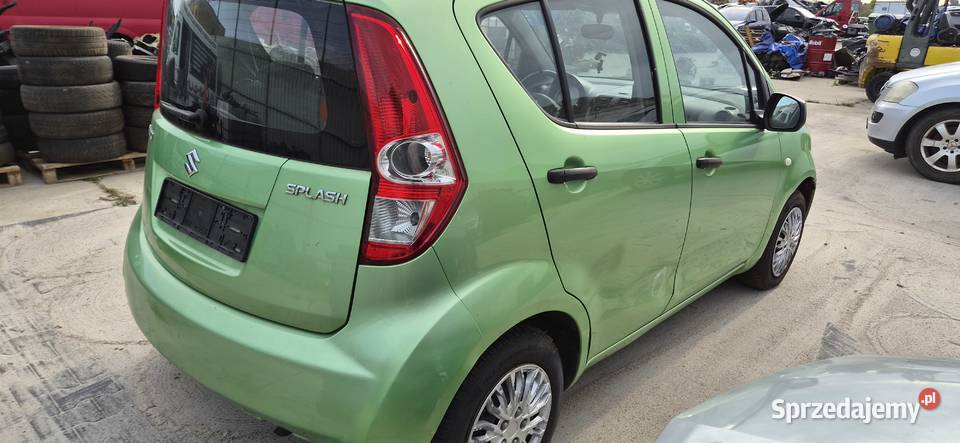 Suzuki Splash 10 benzyna 2009 K10B kolor ZJDB Samochody na części Słońsk