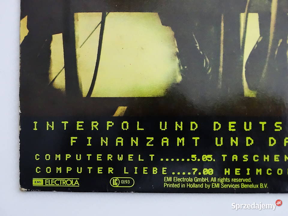 Kraftwerk Computerwelt 1981 winyl LP wydanie Biłgoraj