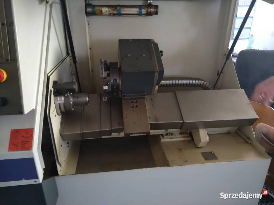 Tokarka CNC do metalu Weiler skośne łoże Maków Podhalański