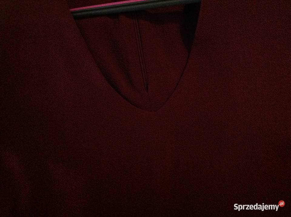Bluzka Damska Look S bordowa Moda i Styl lubuskie Nowa Sól