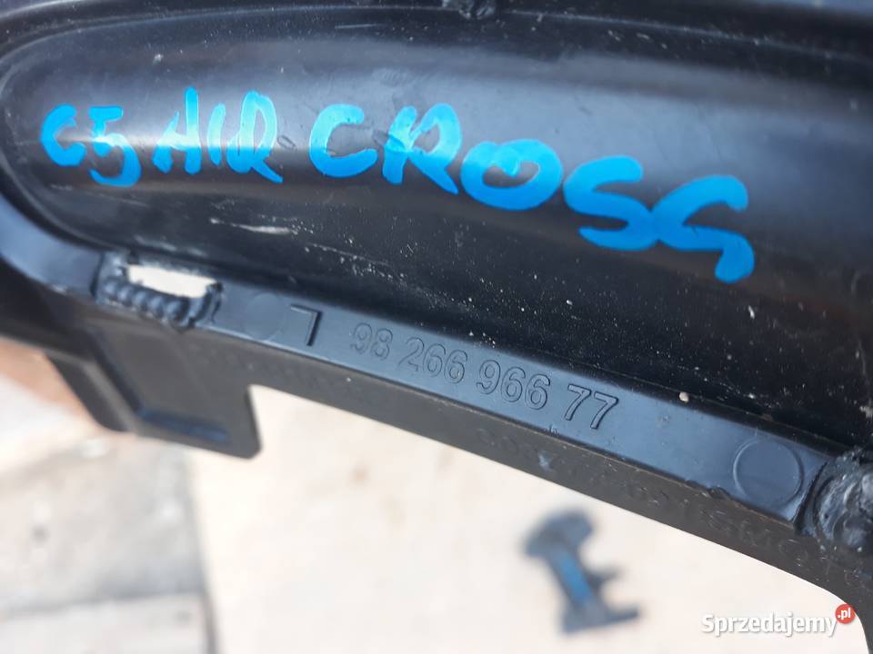 CITROEN C5 AIRCROSS KRATKA LEWA ZDERZAKA PRZÓD wielkopolskie Międzychód