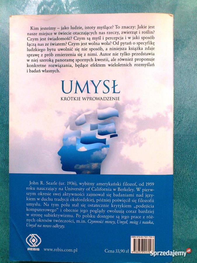 Umysł Krótkie wprowadzenie Rok wydania 2010 Skierniewice