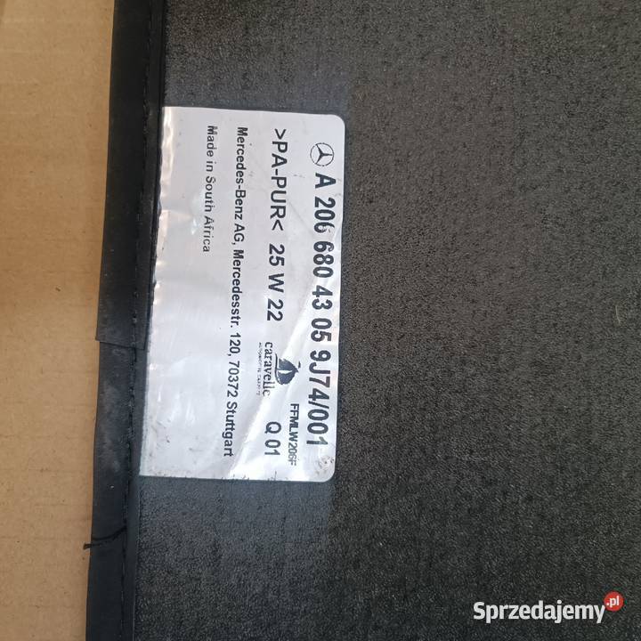 Dywaniki welurowe Mercedes C klasa w206 Jeleśnia sprzedam