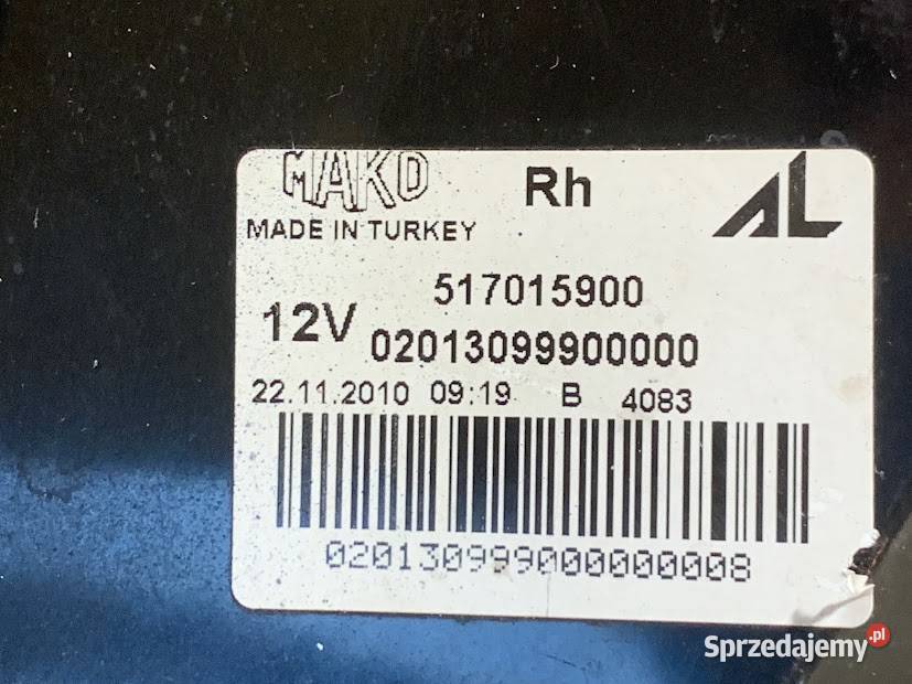 LAMPA TYŁ PRAWA FIAT GRANDE PUNTO EUROPA Lampy tylne Barwałd Dolny