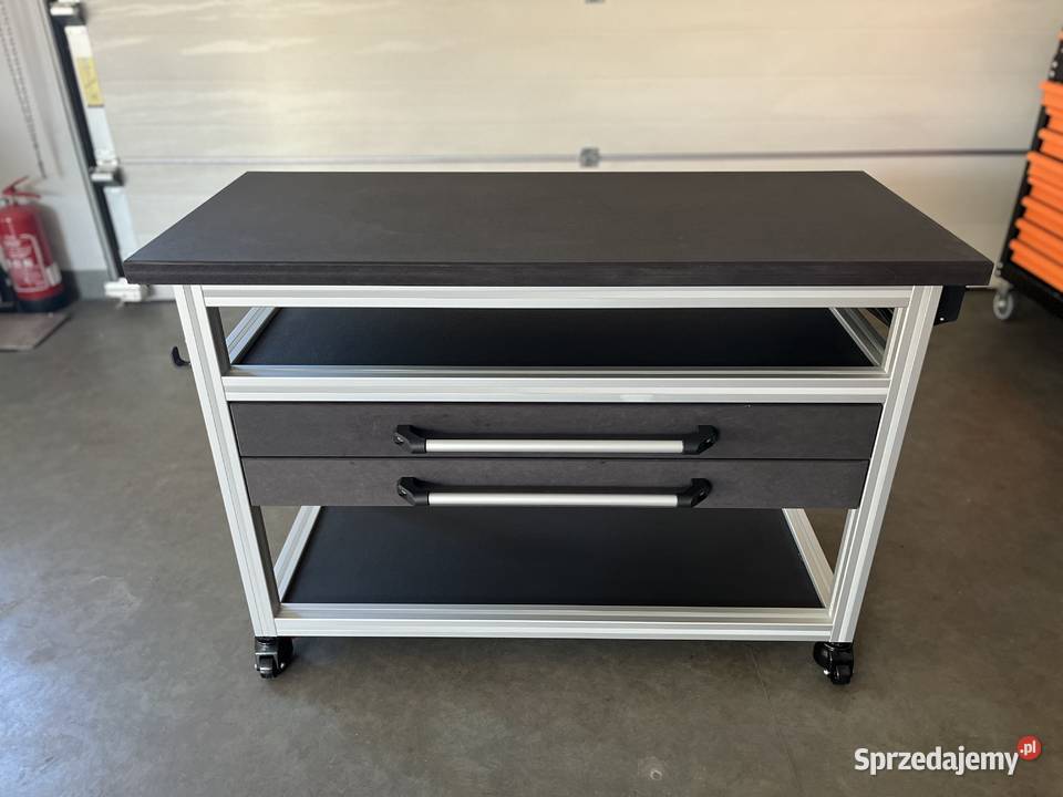 Wózek Stół aluminiowy pod niewielkie maszyny Niedomice