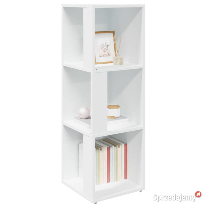 Szafka narożna biała 33x33x100 materiał Warszawa