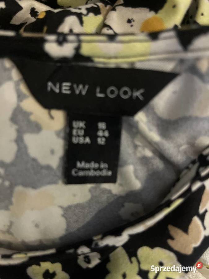 Look sukienka modny wzór kwiaty floral hit 44 Choszczno