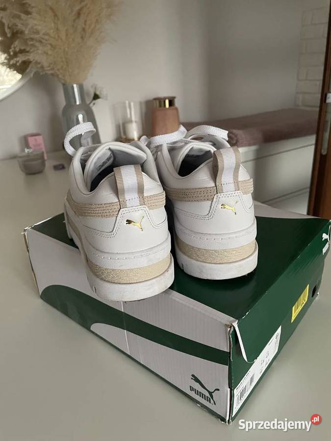PUMA Mayze sneakersy whitepeyote gruba podeszwa Ząbki sprzedam