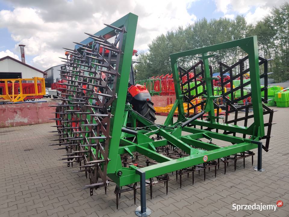 Brony fi 20 zębowe 14 polowe hydrauliczne rama Drawsko Pomorskie