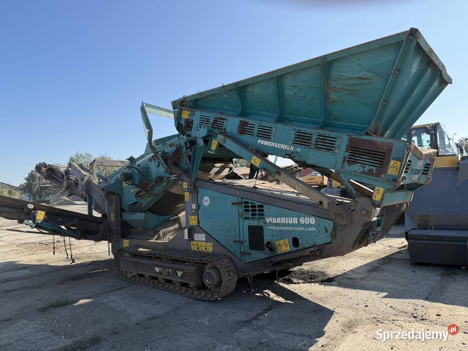 Przesiewacz Powerscreen Warrior 600 Zator