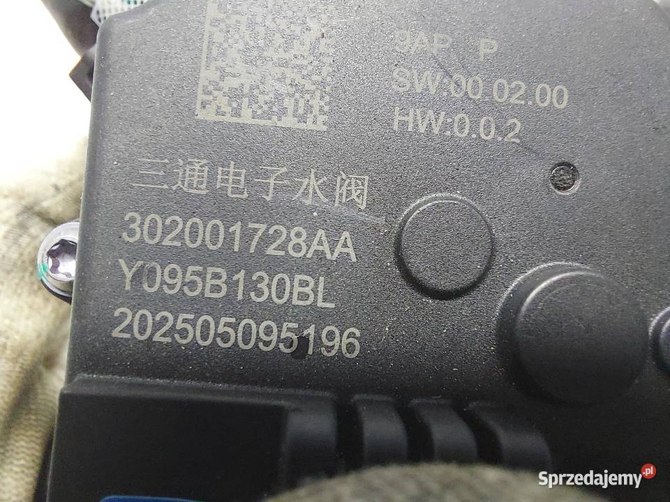 Cherry Jaecoo 7 PHEV 2025r 15 TGDI Zawór osobowe Węże chłodnicy