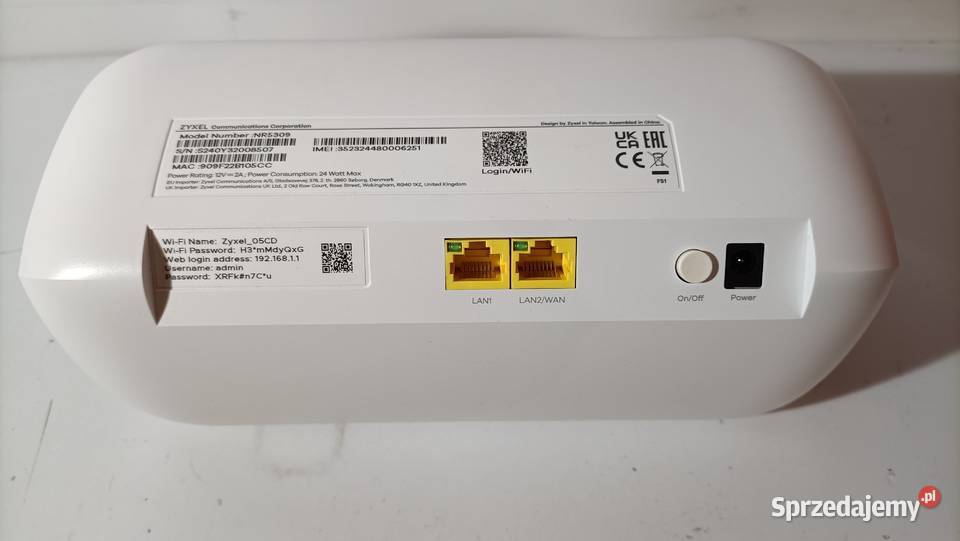 Router ZYXEL 5G 5309 Katowice
