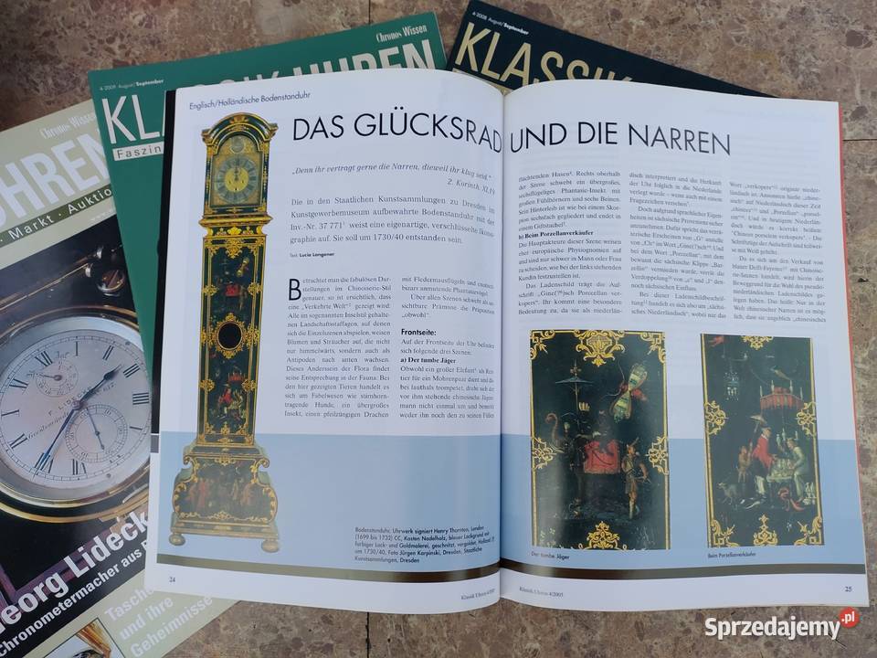 Niemieckie czasopisma zegary i zegarki Klassik Tczew