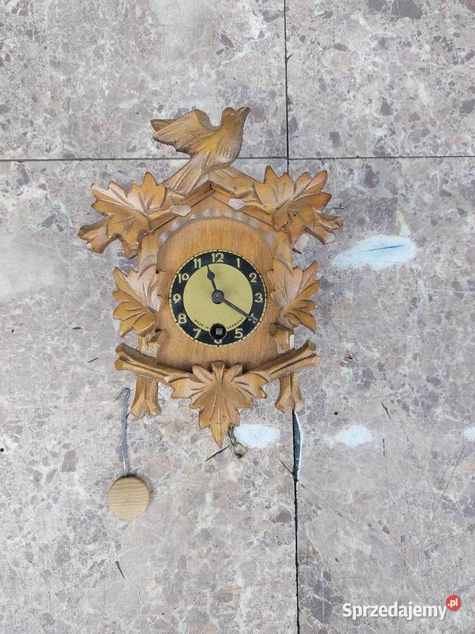 186 Stary zegar ścienny miniaturka 13 szwarcwald Zegary Tczew sprzedam