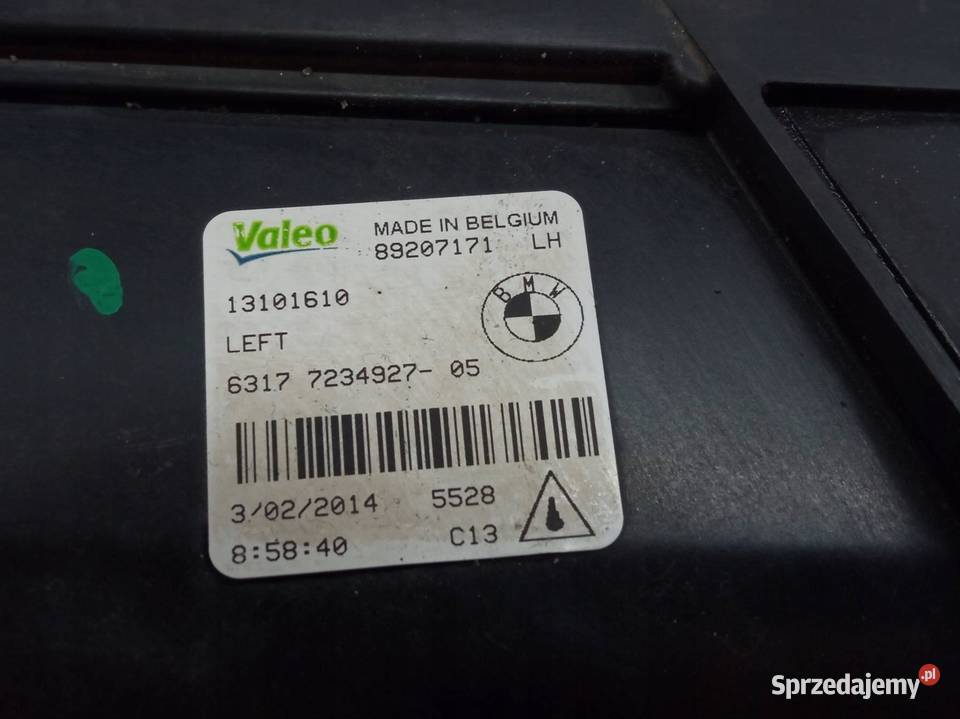 HALOGEN PRZÓD LEWY LED LCI MPAKIET 7234927 Bmw osobowe Lampy przeciwmgielne