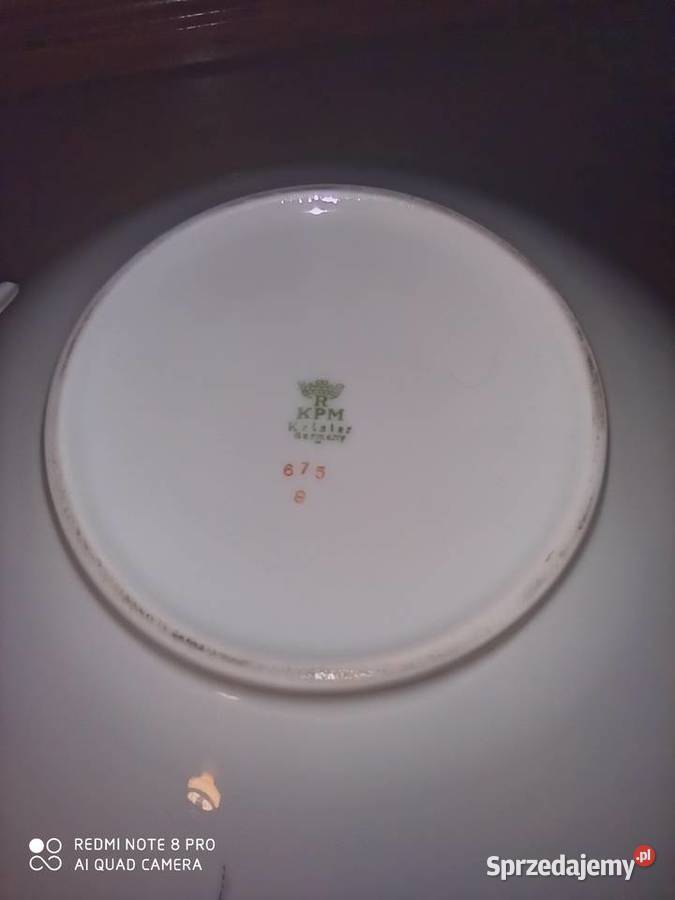 Serwis obiadowy KPM syg 195265 r z bilionówkami Porcelana i szkło Gdańsk