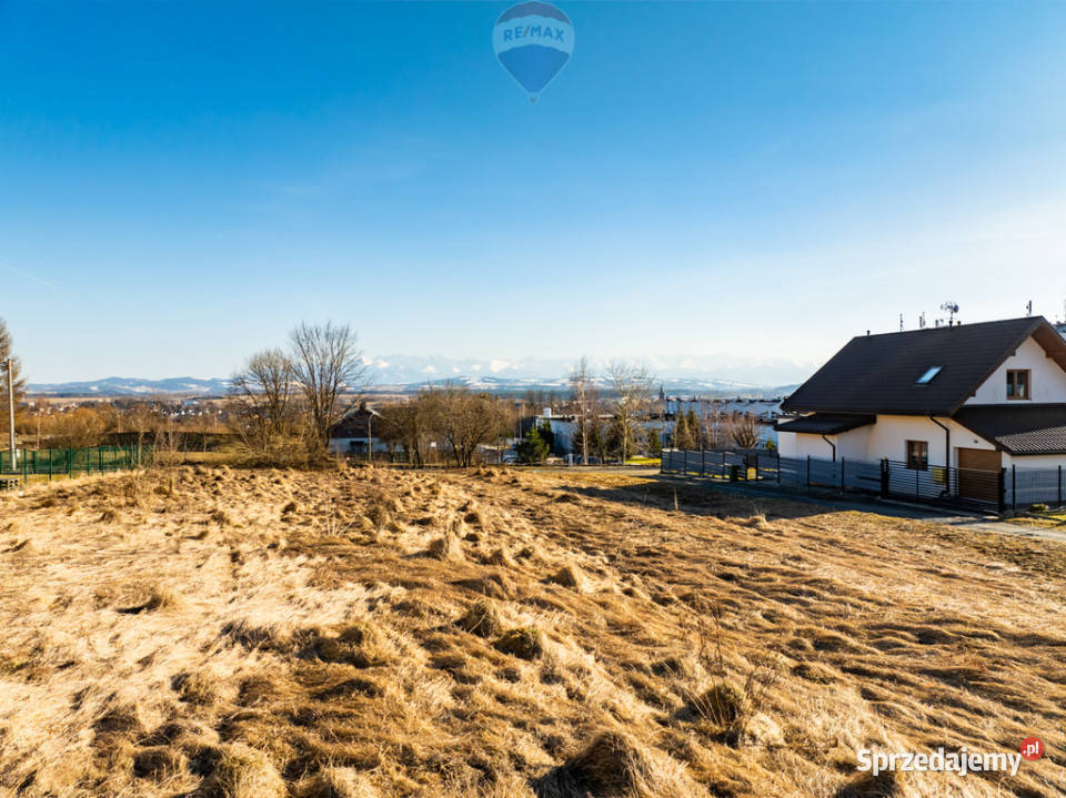 Działka u stóp Tatr widok na marzenia Nowy Targ