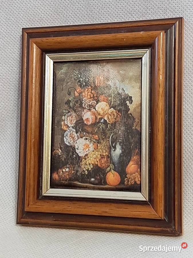 Piękny obrazek malowany na jedwabiu Inowrocław