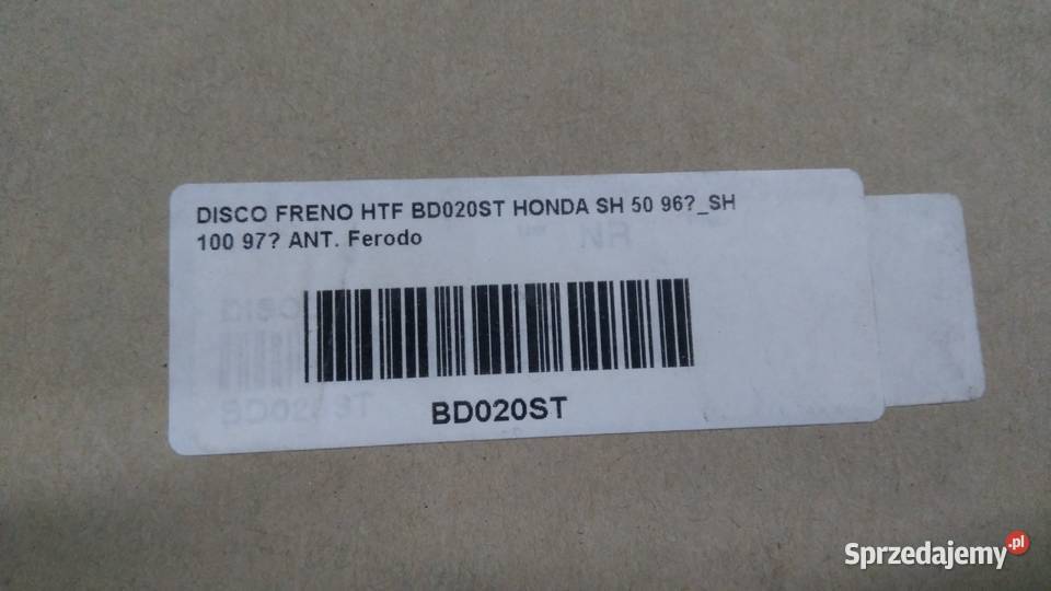 Tarcza hamulcowa HT Honda SH 50 Fifty SH100 Bielsk Podlaski
