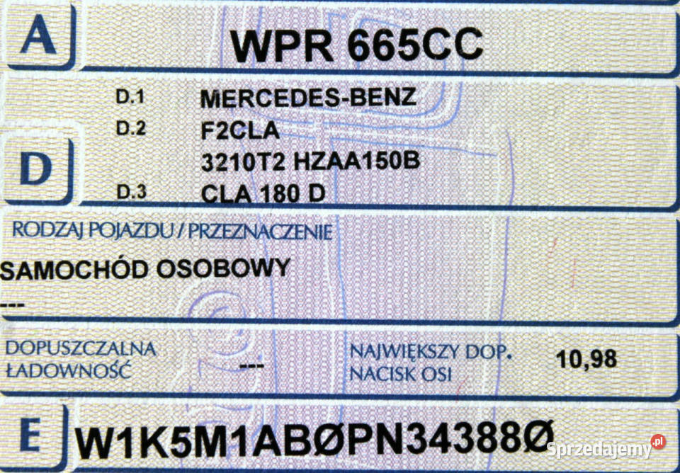 Mercedes CLA 180 SalonPL FV23 Nawigacja LED kurtyny powietrzne Sokołów sprzedam