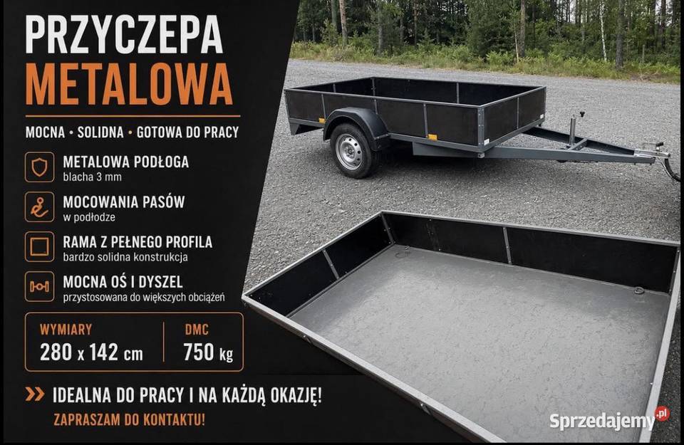 Przyczepka samochodowa towarowe Tarnogóra