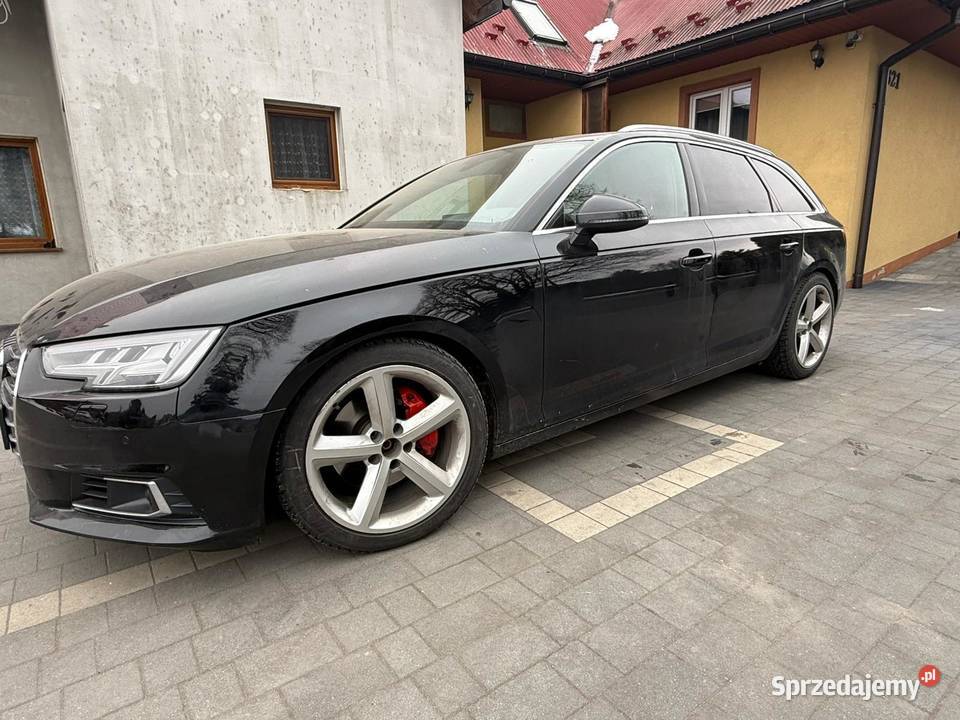 Audi A4 20 TDI 190 STronic SLine 2016 r Panoram Bystra Podhalańska