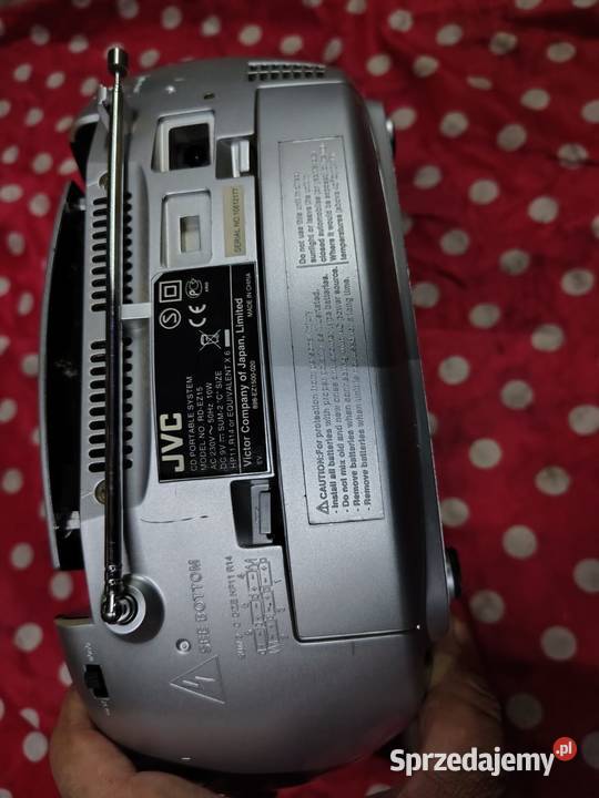 SPRAWNE Boombox Radio CD JVC RDEZ15 MP3 wielkopolskie Krotoszyn