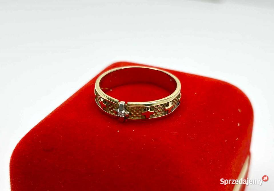 Nowy Złoty Pierścionek pr 585 303g R16