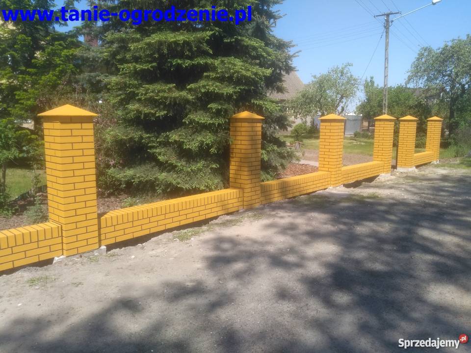 Ala klinkier słupki murki ogrodzenia imitacja Kalisz
