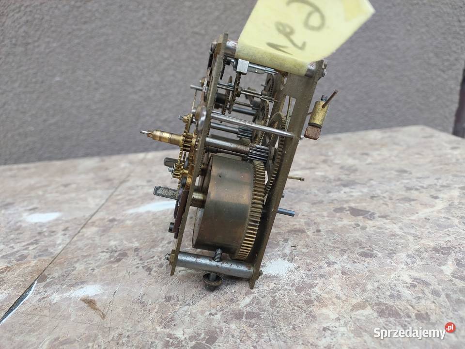 691 Mechanizm starego zegara ściennego Reform pomorskie Tczew
