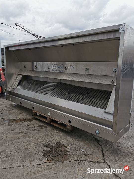 Okap centralny wywiewnonawiewny 350x60x120