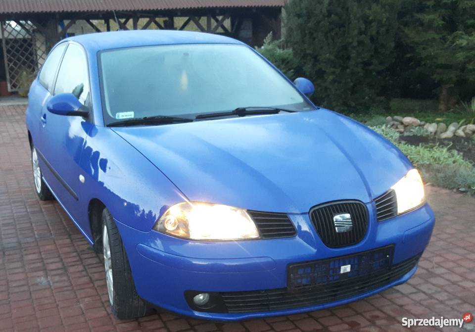 SEAT IBIZA 19 TDI 2004r 3d niebieski 216 Długa Goślina