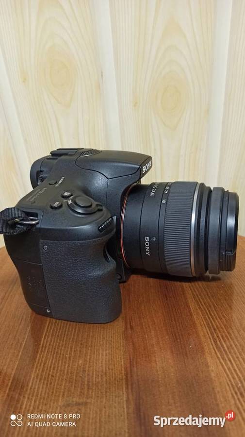 Lustrzanka aparat Sony alpha SLTA65VK gps sony Kanna