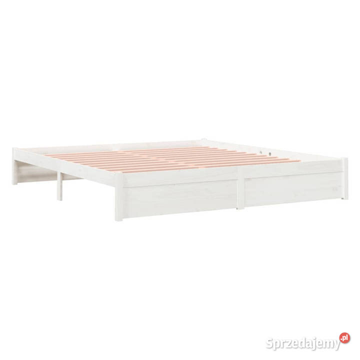Rama łóżka biała lite drewno 180x200 WM814965 Warszawa