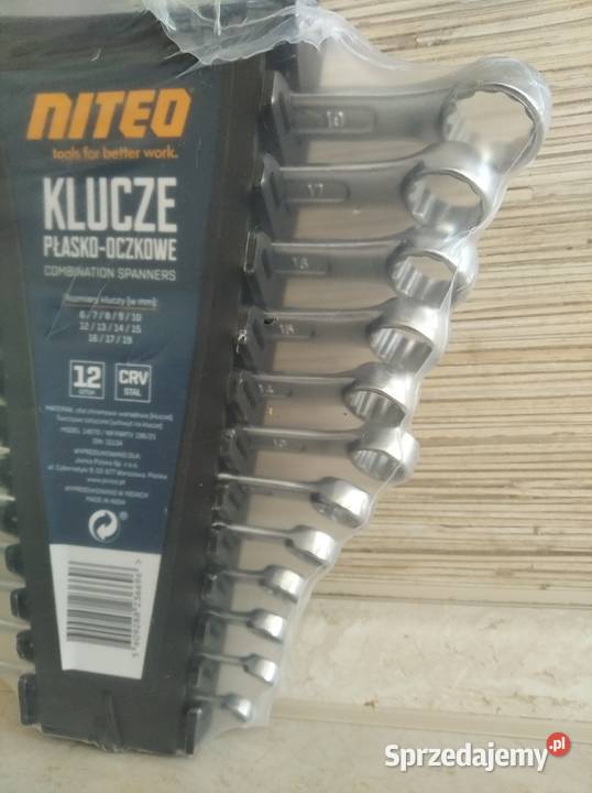 NAJTANIEJ Klucze Płasko Oczkowe Zestaw 12 Zabrze sprzedam